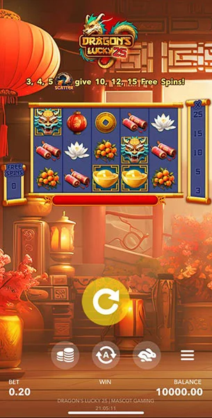 Dragon's Lucky 25 mobile screenshot #3