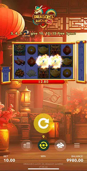 Dragon's Lucky 25 mobile screenshot #4