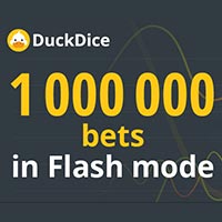 Duck Dice anonymous casino accepts 1 million bets
