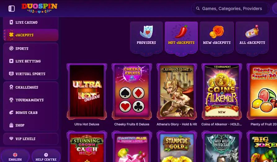 Duo Spin Casino jackpots Screenshot image #3 for Duo Spin