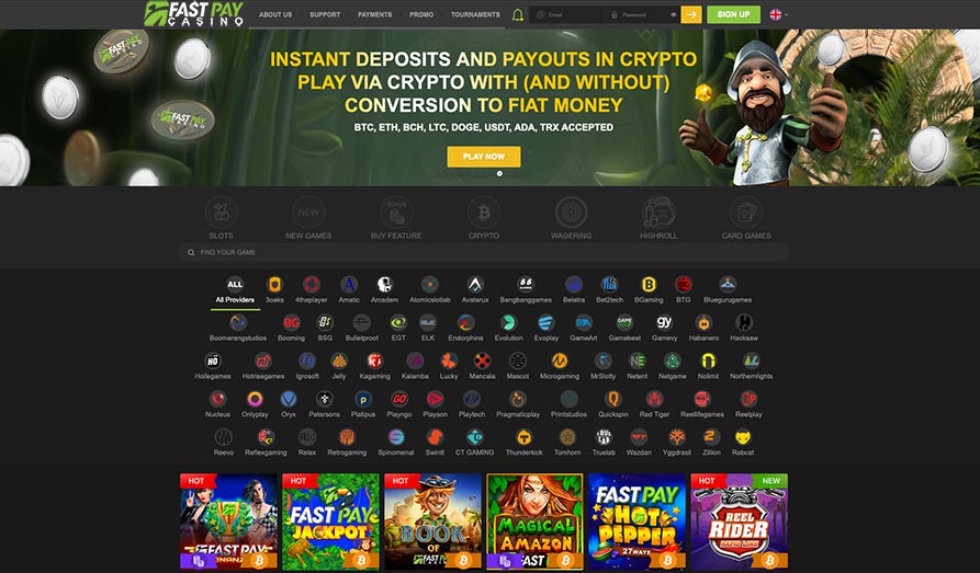 Landscape screenshot image #1 for Fast Pay Casino