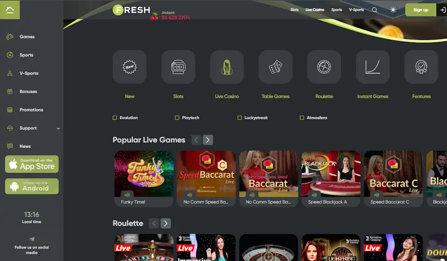 Screenshot image #3 for Fresh Casino