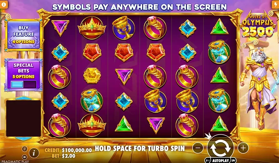 Gates of Olympus 2500 screenshot