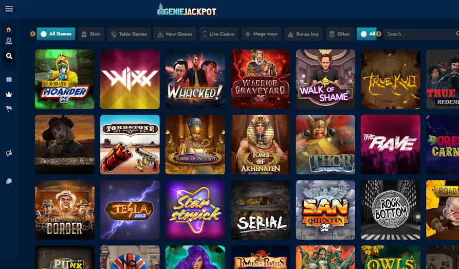 Genie Jackpot games Landscape screenshot image #1 for Genie Jackpot