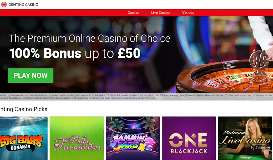 Screenshot image #1 for Genting Casino