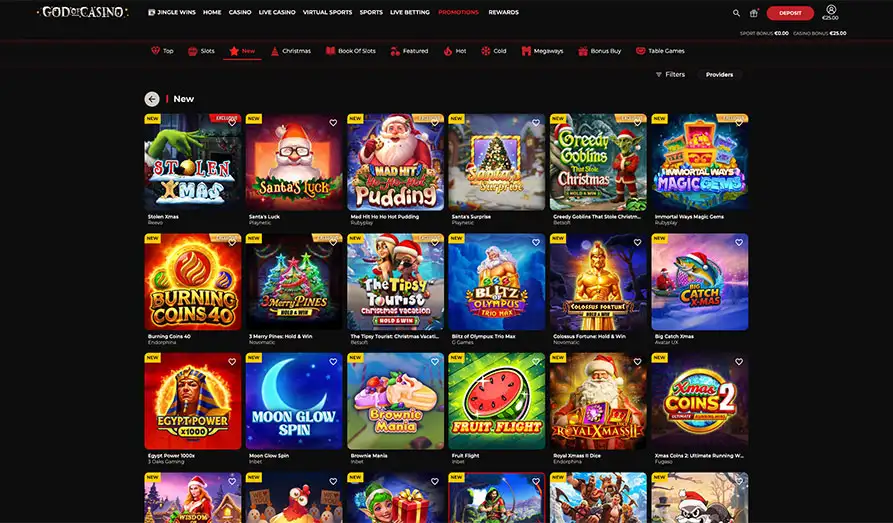 God of Casino New Games Landscape screenshot image #1 for God Of Casino