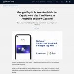 Crypto.com rolls out Google Pay Integration