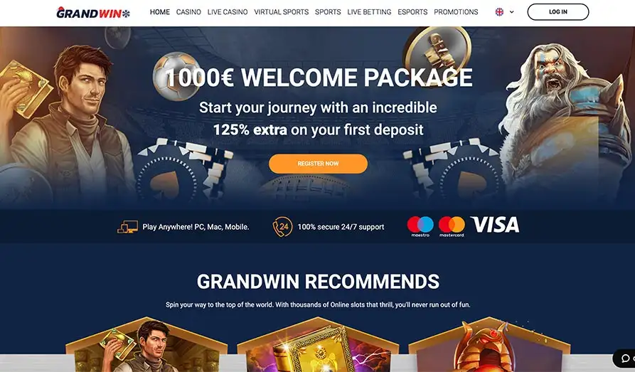 Main screenshot image for Grand Win Casino
