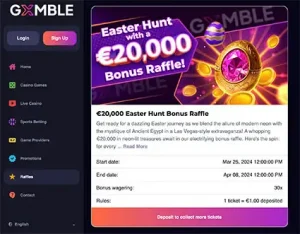 Gxmble Easter Raffle