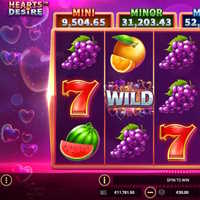 Win big on Coinzino with new Hearts Desire slot by Betsoft!