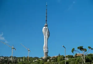 The highest building in Istanbul - CryptoLists.com Camlica Tower, Istanbul
