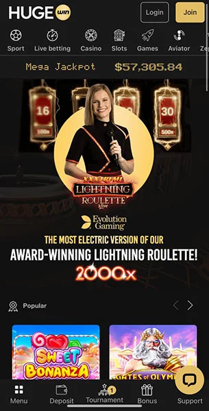 Mobile Screenshot image #1 for Huge Win Casino