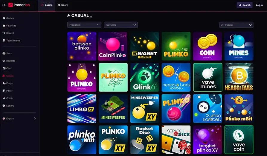 Screenshot image #2 for Inmerion Casino