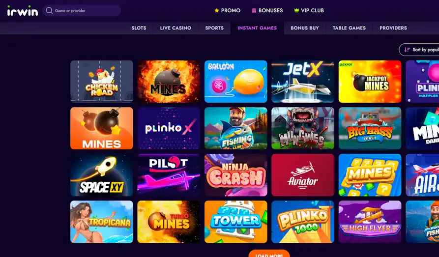 Irwin crash Screenshot image #3 for Irwin Casino