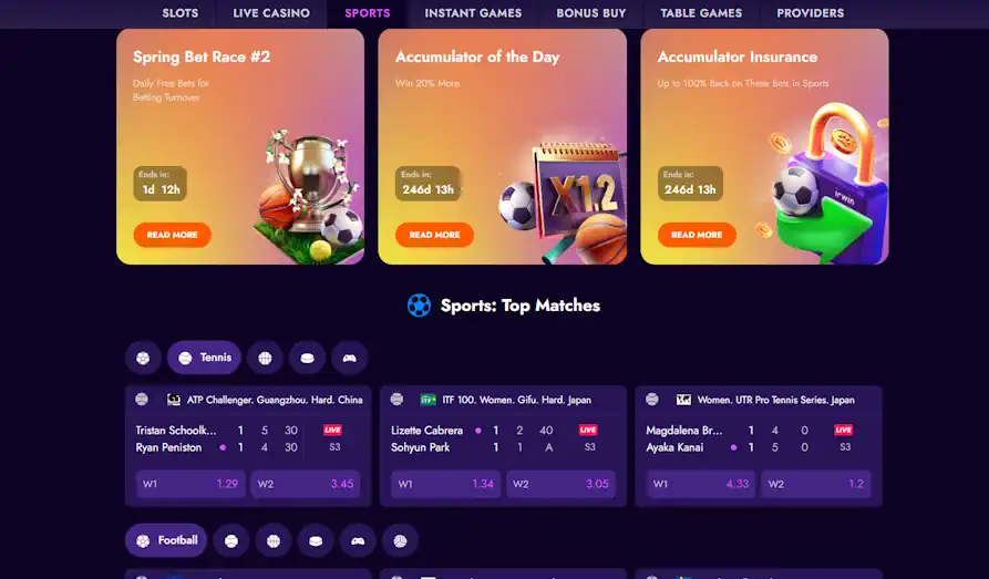 Irwin sports Screenshot image #2 for Irwin Casino