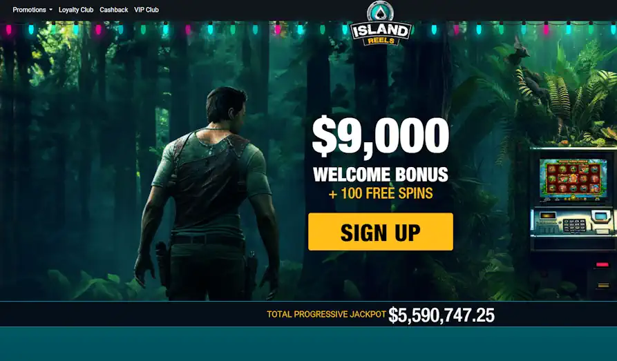 Main screenshot image for Island Reels Casino