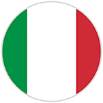 Italian Round Flag