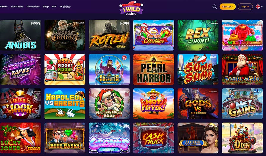 Screenshot image #2 for iWild Casino