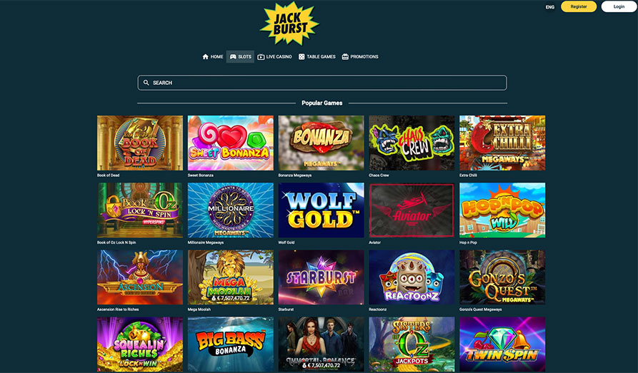 Screenshot image #3 for Jackburst Casino