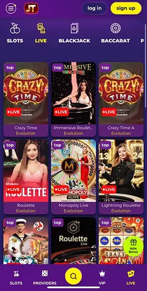 Jacktop Casino mobile screenshot #5 Mobile Screenshot image #5 for Jacktop Casino
