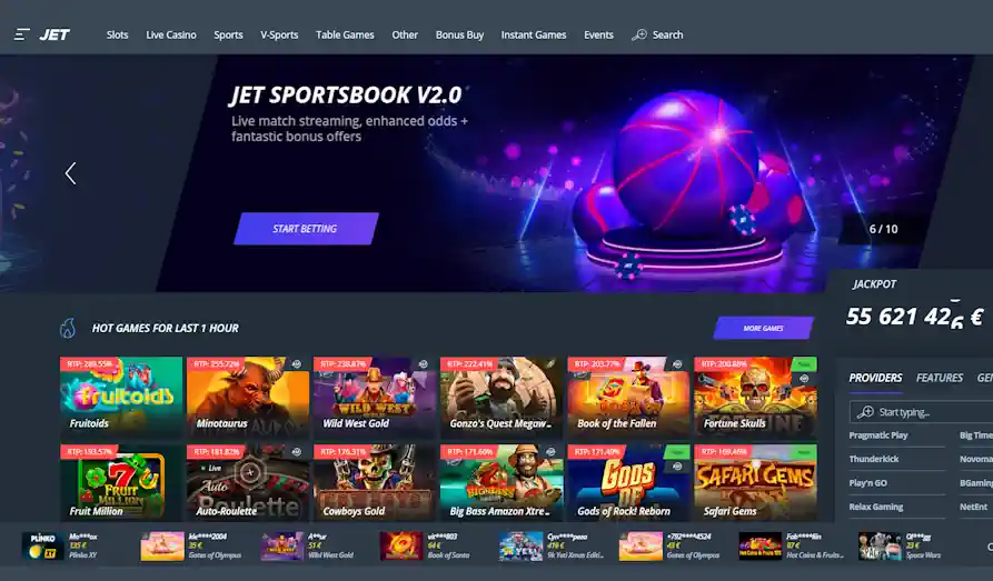 Screenshot image #1 for Jet Casino