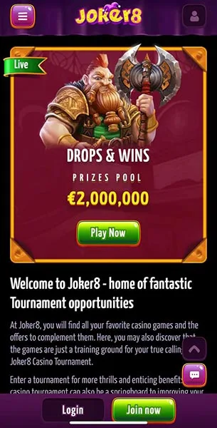 Mobile Screenshot image #2 for Joker8 Casino