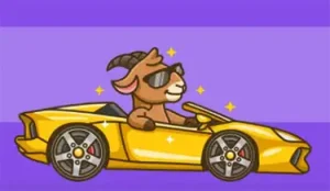 The Lambo goat - a crypto site built for speed