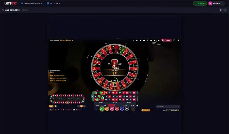 Main screenshot image for Lets 777 Casino