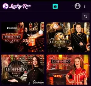 Live Roulette Game Version at Lucky Roo Casino