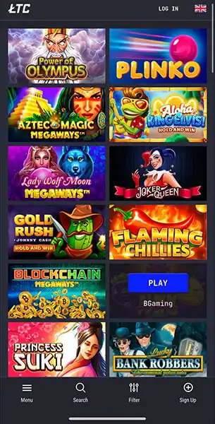 Mobile Screenshot image #3 for LTC Casino
