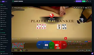 lucky-anon-baccarat-small - CryptoLists.com Baccarat on Lucky Anon
