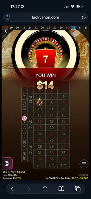 Lucky Anon Casino mobile screenshot #2 Mobile Screenshot image #2 for Lucky Anon Casino