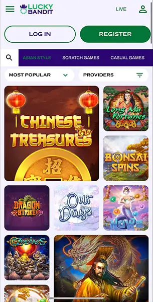 Mobile Screenshot image #3 for Lucky Bandit Casino