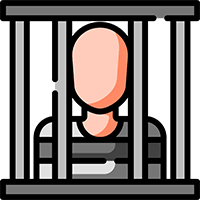 man in jail
