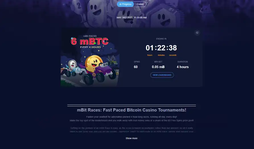 Screenshot image #2 for mBit Casino