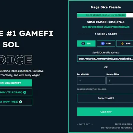 Mega Dice Casino Pre-Launch Their Own Dice Token on Solana