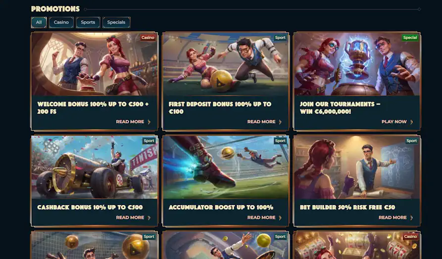 Monster Win promos Landscape screenshot image #1 for Monster Win Casino