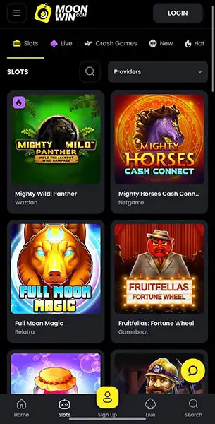 Mobile Screenshot image #3 for Moon Win Casino