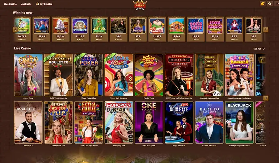 Screenshot image #2 for My Empire Casino