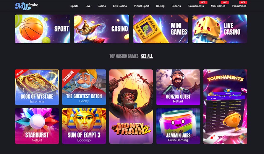 Screenshot image #1 for Mystake Casino