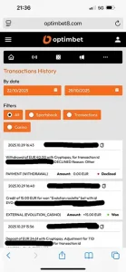 Optimbet Denied Withdrawal