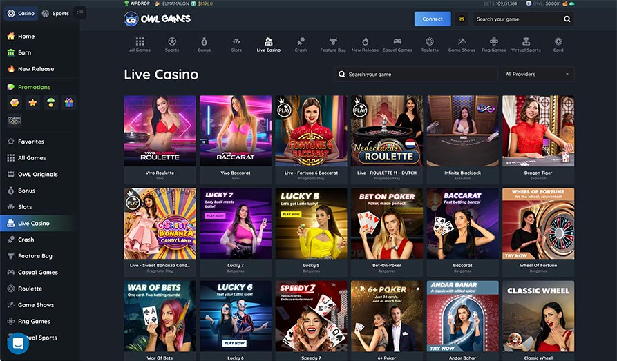 Screenshot image #3 for Owl Games Casino