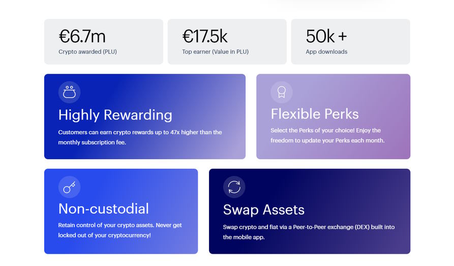 Plutus Crypto Card screenshot