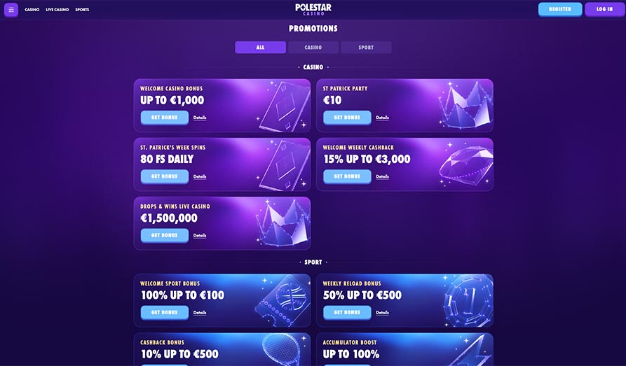 Screenshot image #2 for Polestar Casino
