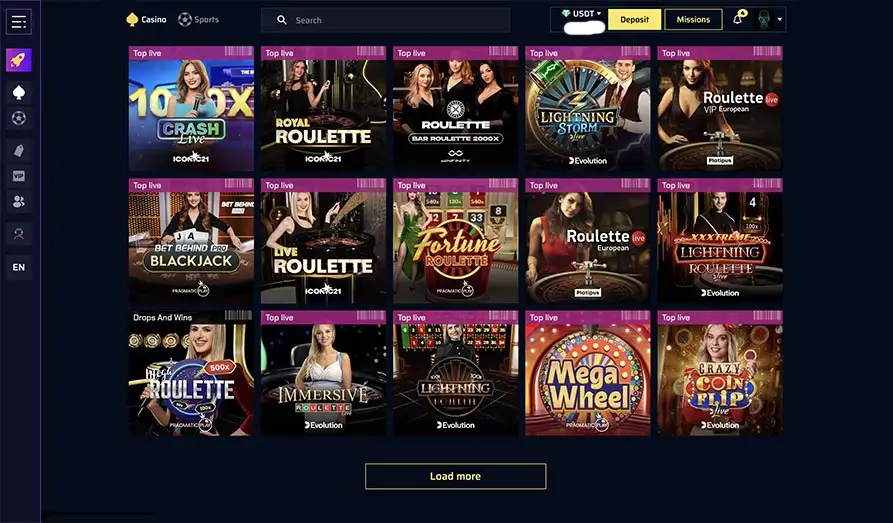 Landscape screenshot image #1 for Poolbit Casino