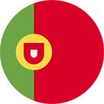 Portugal - rund flagga