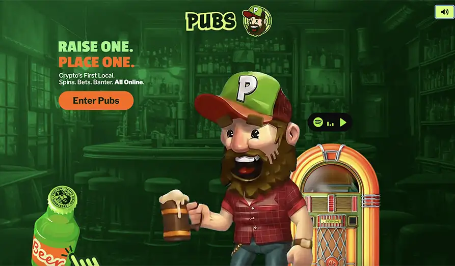 Pubs Casino Startpage Main screenshot image for Pubs Casino
