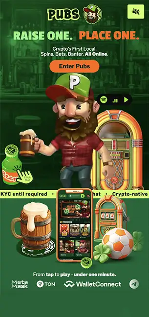 Pubs Casino mobile screenshot #1 Mobile Screenshot image #1 for Pubs Casino