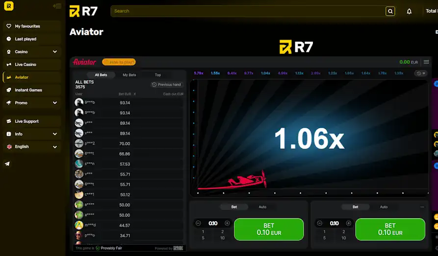 - Screenshot image #3 for R7 Casino
