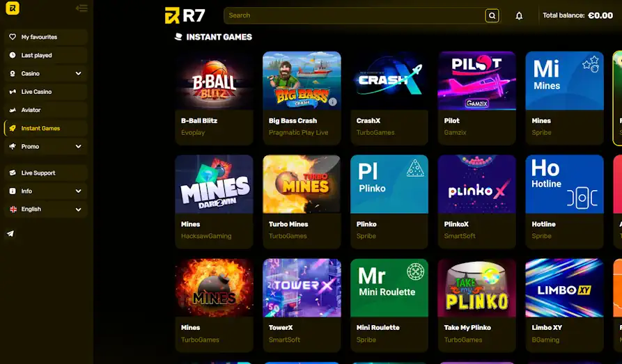 - Landscape screenshot image #1 for R7 Casino